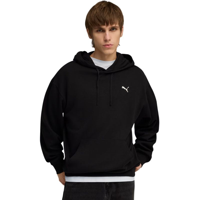 Puma ESS Elevated Relaxed Hoodie Men's Black 692019 01