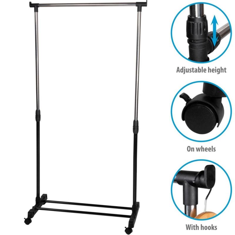 WARDROBE DRESSING ROOM HANGER 78x41x93-158CM ALPINA Dom I Ogród/Dom/Meble Your Sports Performance