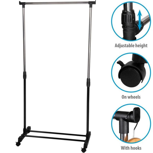 WARDROBE DRESSING ROOM HANGER 78x41x93-158CM ALPINA Dom I Ogród/Dom/Meble Your Sports Performance