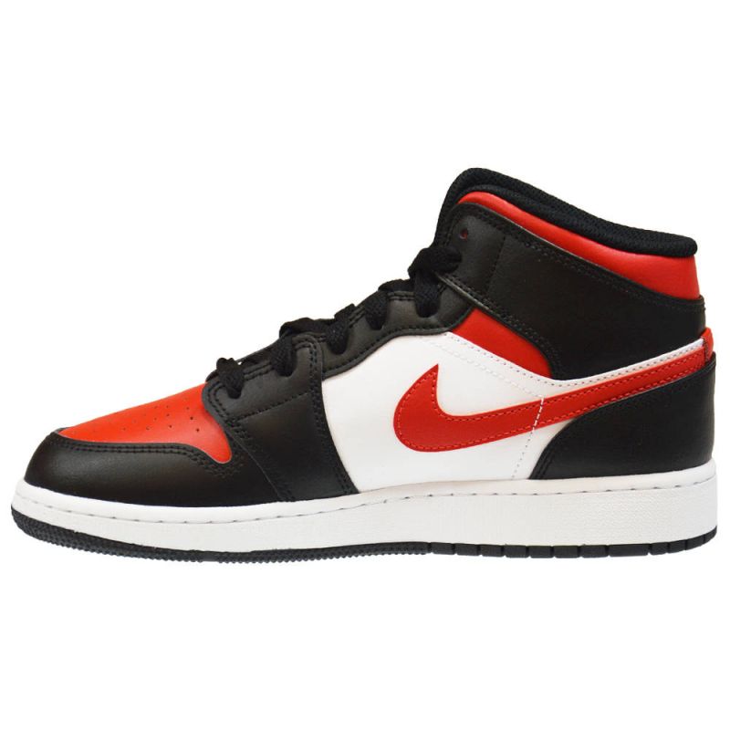 Air Jordan 1 Mid GS Fire Red Basketball Shoes - 554725-079 Obuwie/Buty na co dzień Your Sports Performance