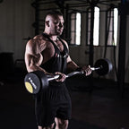 Barbell / Fixed neck Rubberized GSL-40 40 KG HMS Accessories/Training equipment Your Sports Performance