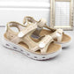 Comfortable Velcro sandals Rieker W RKR691 beige Footwear/Lifestyle/Rieker Your Sports Performance