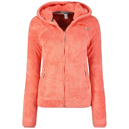 FLEECE for girls Geographical Norway UPALOOD SAUMON DB GIRL 047-1 SALMON (WZ8857E/GN-SAUMON) Geographical Norway