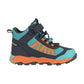 Trollkids Kids Tronfjell Hiker Mid Waterproof Hiking Shoes for Boys/Girls Atlantic Blue/Dark Navy/Glow Orange (476-197) In preparation Your Sports Performance