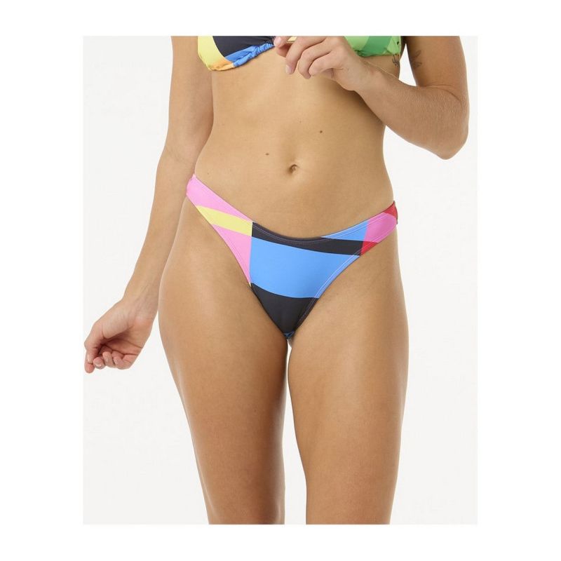 RIP CURL Las Dalias High Leg Cheeky Turquoise Swim Briefs