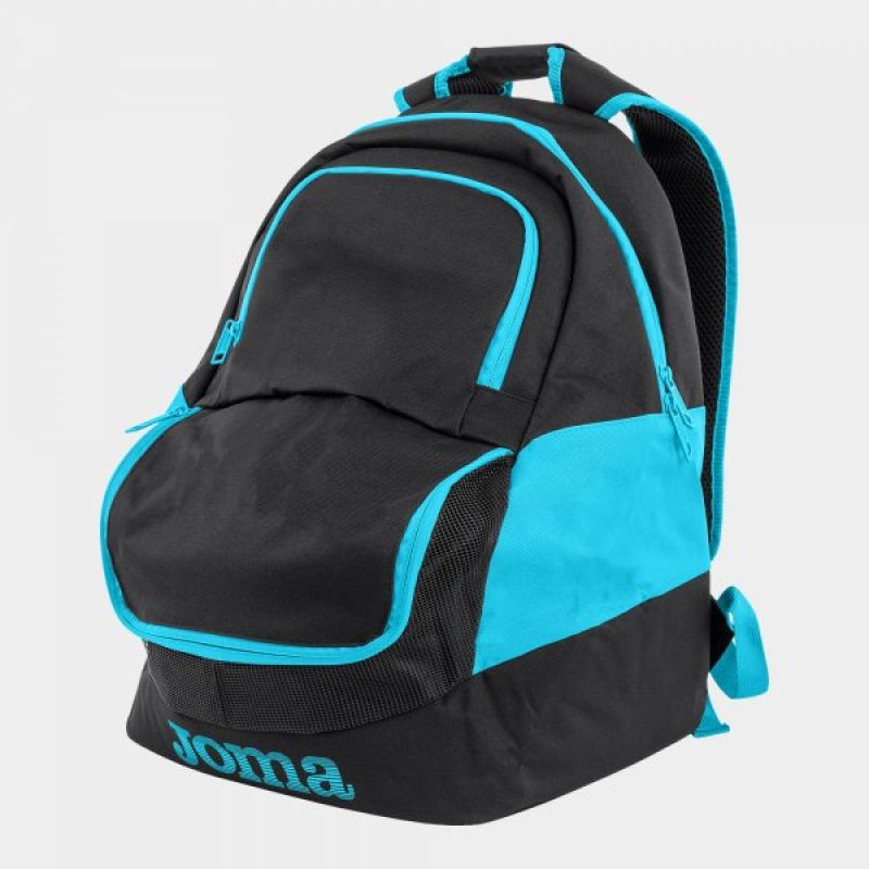 BACKPACK DIAMOND II BLACK-FLUOR TURQUOISE Accessories/Plecaki/Joma Your Sports Performance