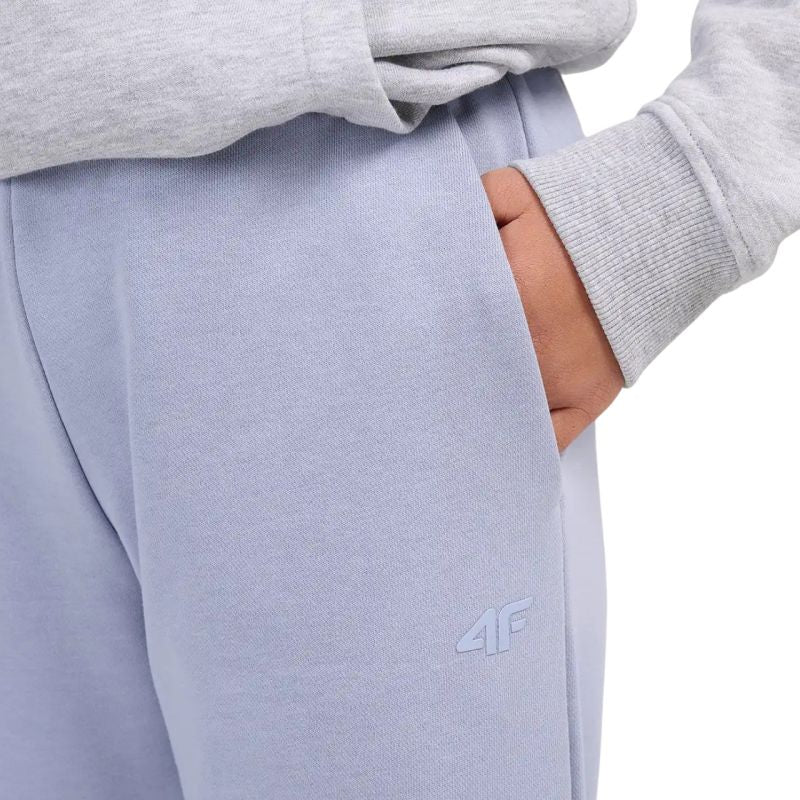 Girls' 4F CAS F1784 Trousers Light Blue 4FJWAW26TTROF1784 34S
