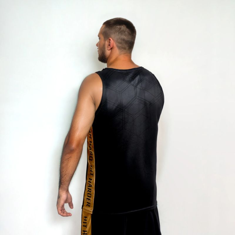 TankTop GOLD boxing shirt Stroje bokserskie Your Sports Performance