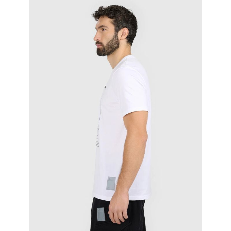 Men's regular printed T-shirt 4F 4FRAW25TTSHM3845-10S 4f