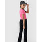 Girls' basic t-shirt top 4F 4FJWSS25TTSHF1852-54S *Kategoria tymczasowa Your Sports Performance