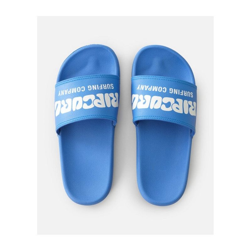 RIP CURL Icons Bloom Slide-Kids Beach Flip-Flops Blue