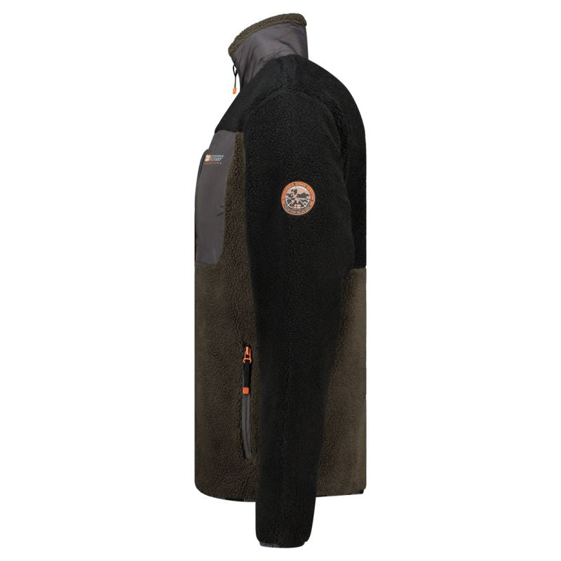 Men’s Fleece Jacket Geographical Norway TARLEY BLACK DB MEN 0124 (WZ8068H/GN-BLACK)