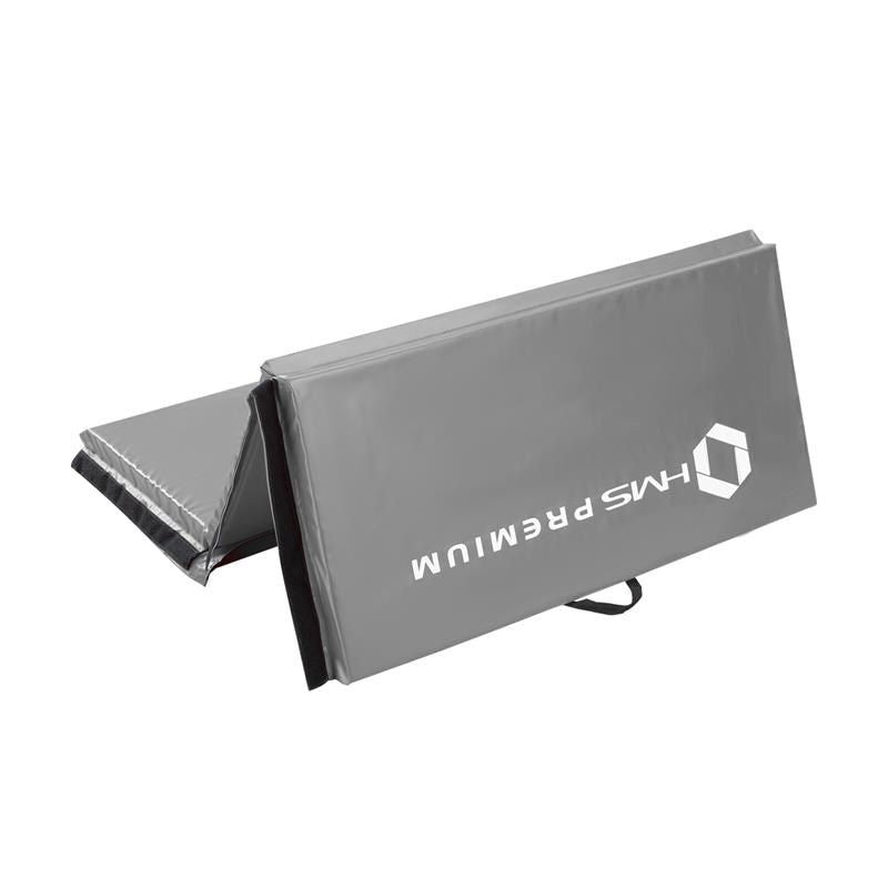 Folding gymnastic mattress gray 2400x1200x50mm HMS MGS01 In preparation Your Sports Performance
