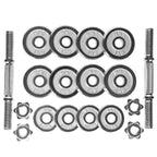 Barbells in a CHROME HMS suitcase 2x7,5kg STC15 Accessories/Training equipment Your Sports Performance