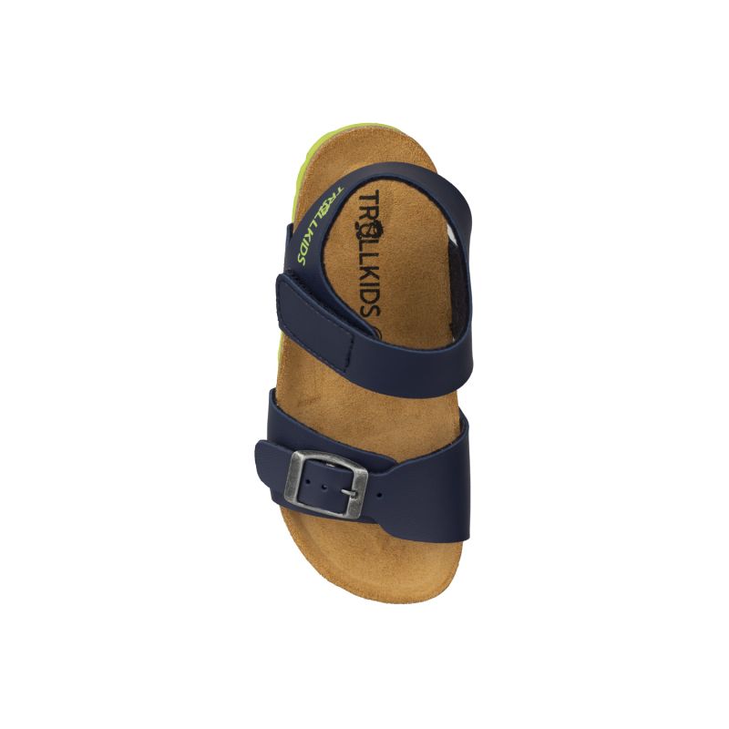 Trollkids Kids Bergen Sandal navy/green (483-100)