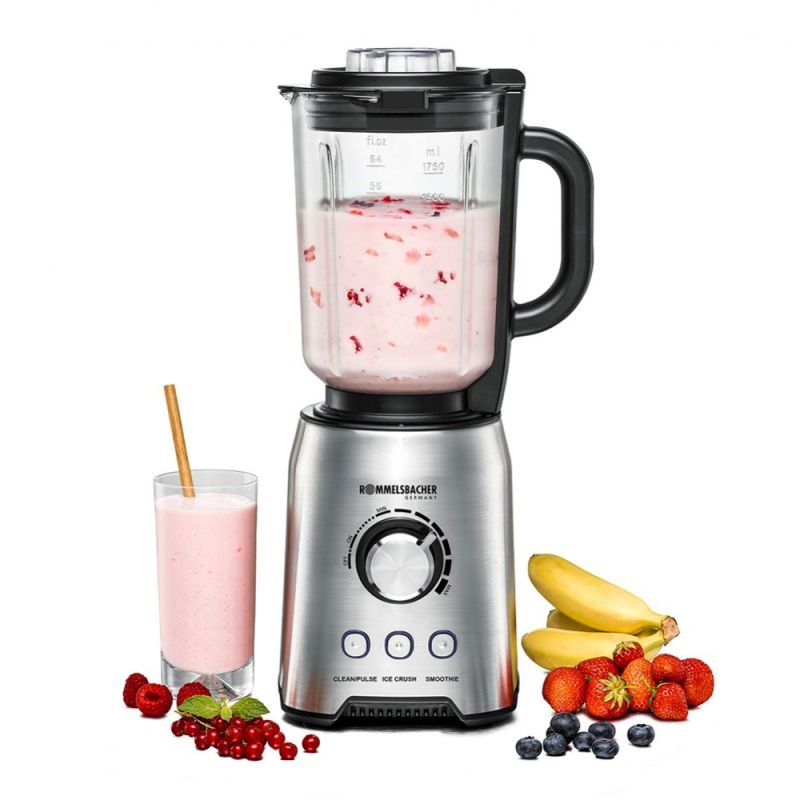 Rommelsbacher MX1250 Blender 1.75 l, 1200 W, Stainless Steel Table Mixer AGD - Produkty/Miksery / Blendery Your Sports Performance
