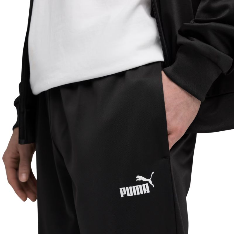 Puma Ess No. 1 Logo Poly Men's Tracksuit Black 692630 01