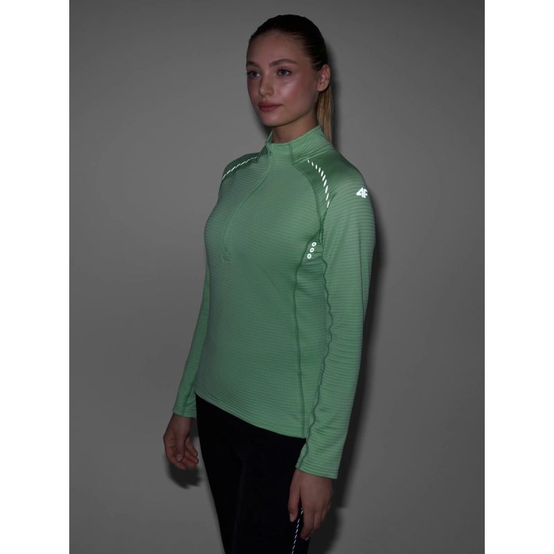 Women's slim quick-drying training sweatshirt 4F 4FWAW24TFSWF411-41S *Kategoria tymczasowa Your Sports Performance