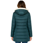 Geographical Norway CARENNE DGREEN DB LADY 0116 Women's Parka (WZ5516F/GN-DARK GREEN)