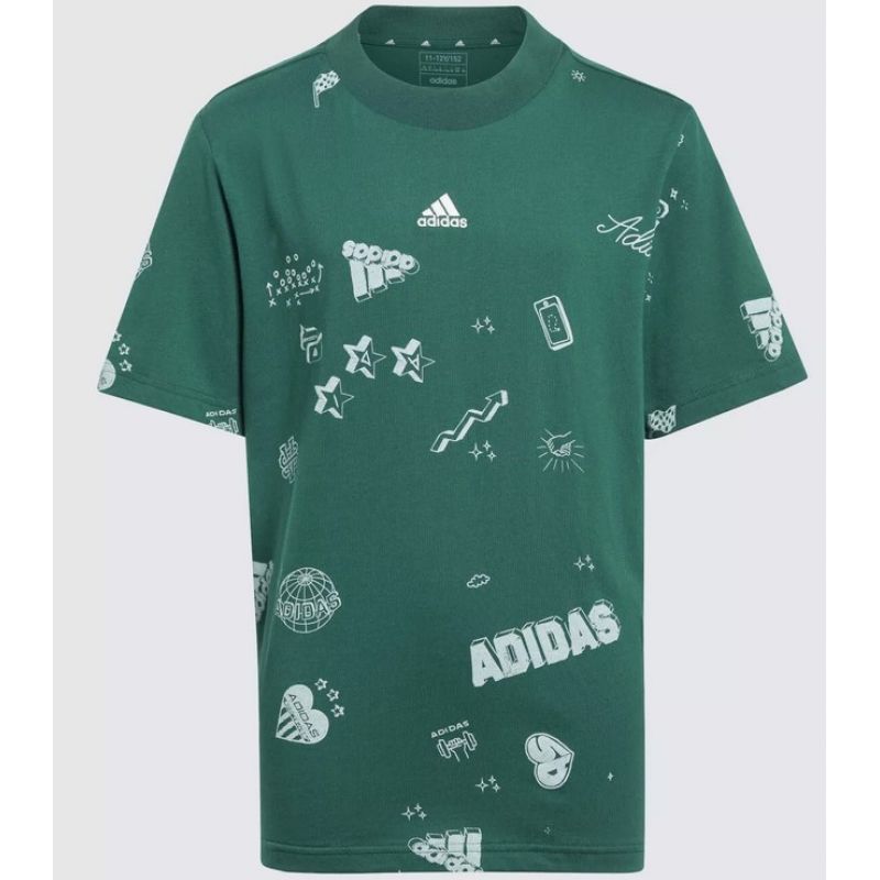 T-shirt adidas Bluv Q3 AOPT Jr. IA1562 Clothing/Lifestyle/T-shirts Adidas