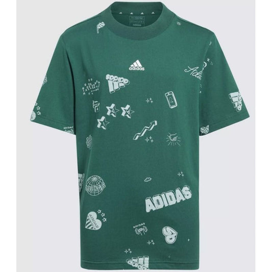 T-shirt adidas Bluv Q3 AOPT Jr. IA1562 Clothing/Lifestyle/T-shirts Adidas