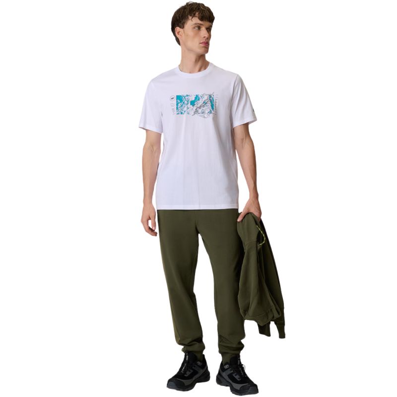 Men's T-shirt 4F M2823 white 4FWSS26TTSHM2823 10S