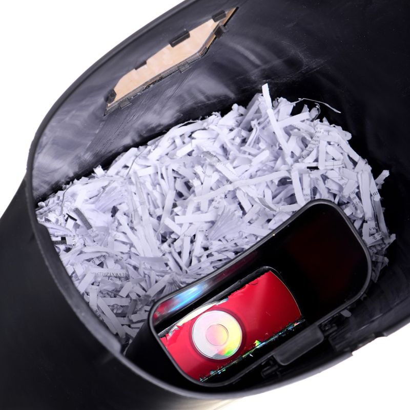 Activejet ASH-1201D shredder, P-3, 25 l, 5x38 mm shreds, 12 sheets, black and silver. Urządzenia biurowe/Niszczarki Your Sports Performance