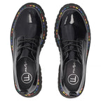 Women's patent leather shoes, black, Filippo DP8341