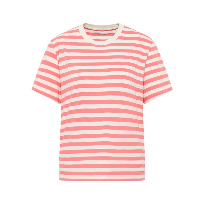 Mustang T-shirt Alina C Striped W 1013785 12434 Clothing/Lifestyle/T-shirts/Mustang Your Sports Performance