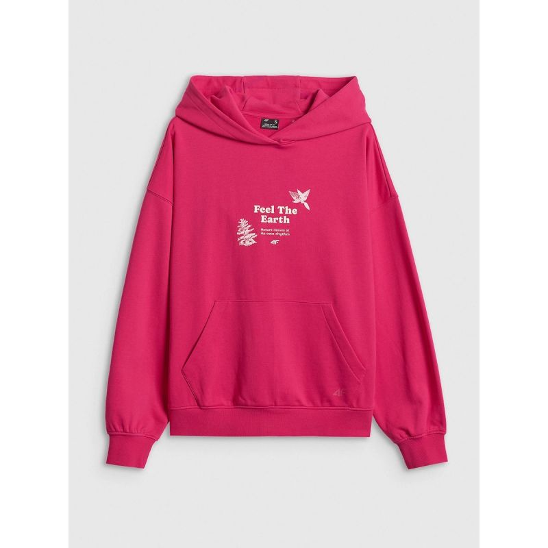 Women's loose sweatshirt with hood 4F 4FRSS26TSWSF2836-53S 4f