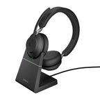 Jabra Evolve2 65 UC Stereo USB-C Link380c Wireless Over-Ear Headphones + Stand In preparation Your Sports Performance