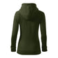 Women's Trendy Zipper Sweatshirt (Military) In preparation Your Sports Performance