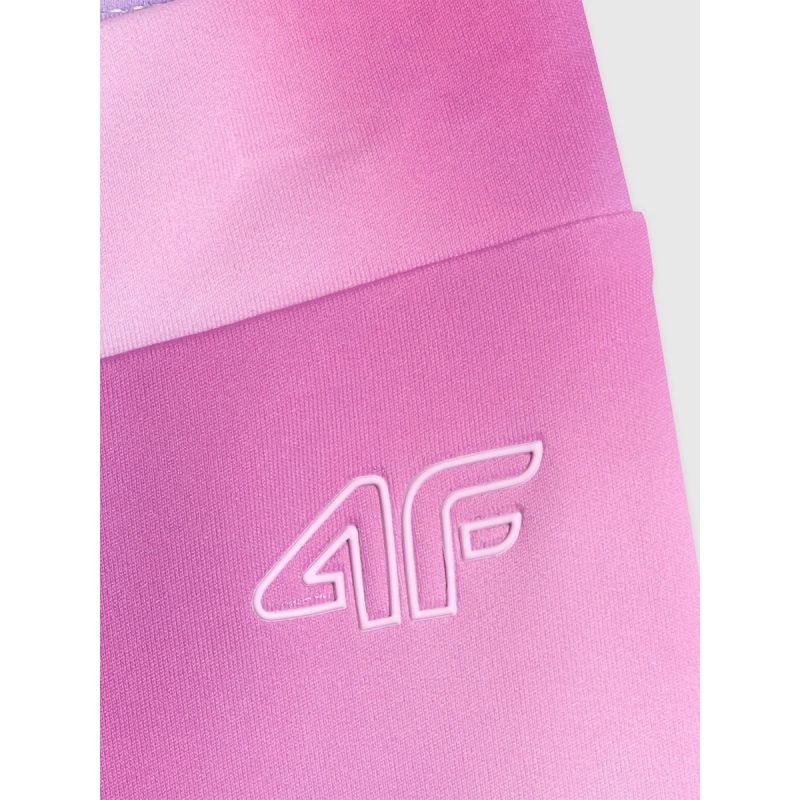 Girls' sports cycling leggings 4F 4FJRSS26TFSTF139-90A
