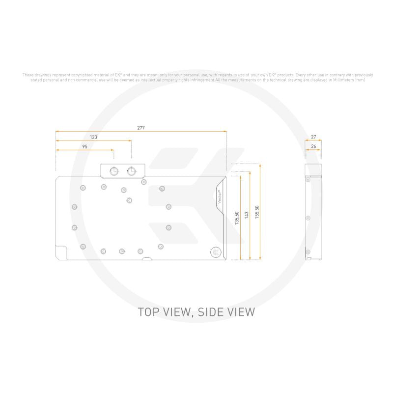 EK Water Blocks EK-Quantum Vector3 Astral RTX 5090 GPU Water Block, D-RGB - Acrylic Chłodzenie/Chłodzenie - akcesoria do chłodzenia wodnego Your Sports Performance