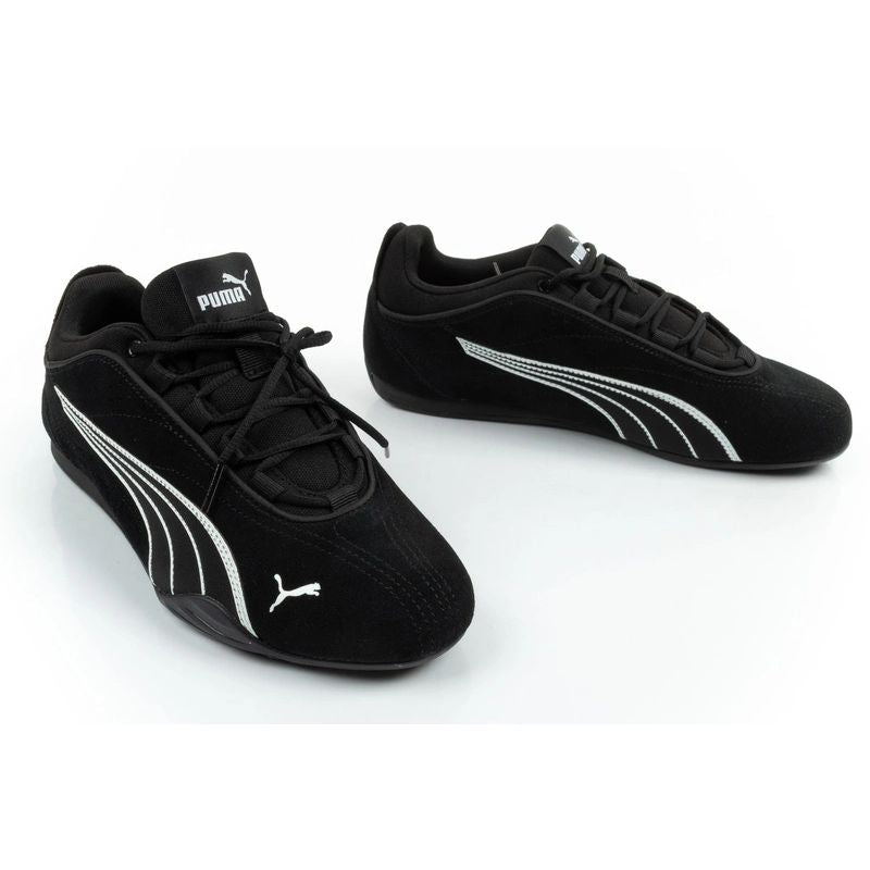 Puma women's sports shoes Catch Soleil SD black natural leather fashionable