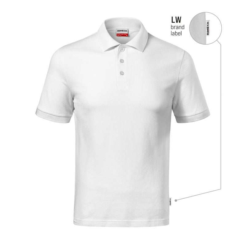 Men's Resist Heavy Polo Shirt (White 00 (brand label)) Clothing/Lifestyle/T-shirts/Malfini/Polo Your Sports Performance