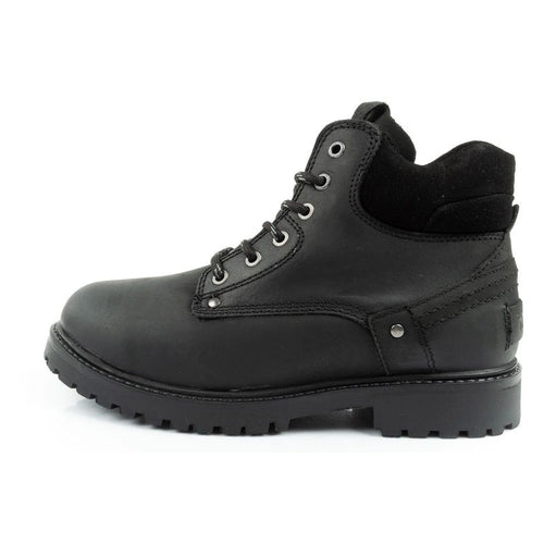 Wrangler Yuma men's boots, Chelsea boots, elegant leather, black Wrangler