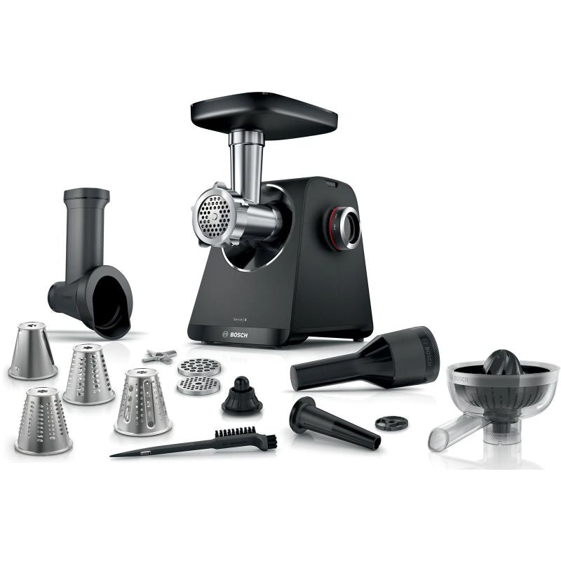 Bosch Series 4 MFWS450B Meat Grinder (1900W; black) AGD - Produkty/Maszynki do mielenia Your Sports Performance