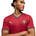 Puma FPF Portugal Home Jersey Replica Club Men's T-Shirt Red 783278 01
