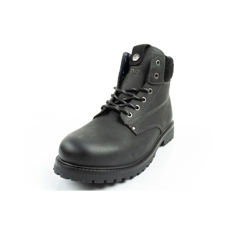 Wrangler Arch men's shoes Chelsea boots elegant ankle boots natural leather black Wrangler
