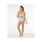 Women's RIP CURL Hotel Malibu Cheeky One Piece swimsuit, multicolor