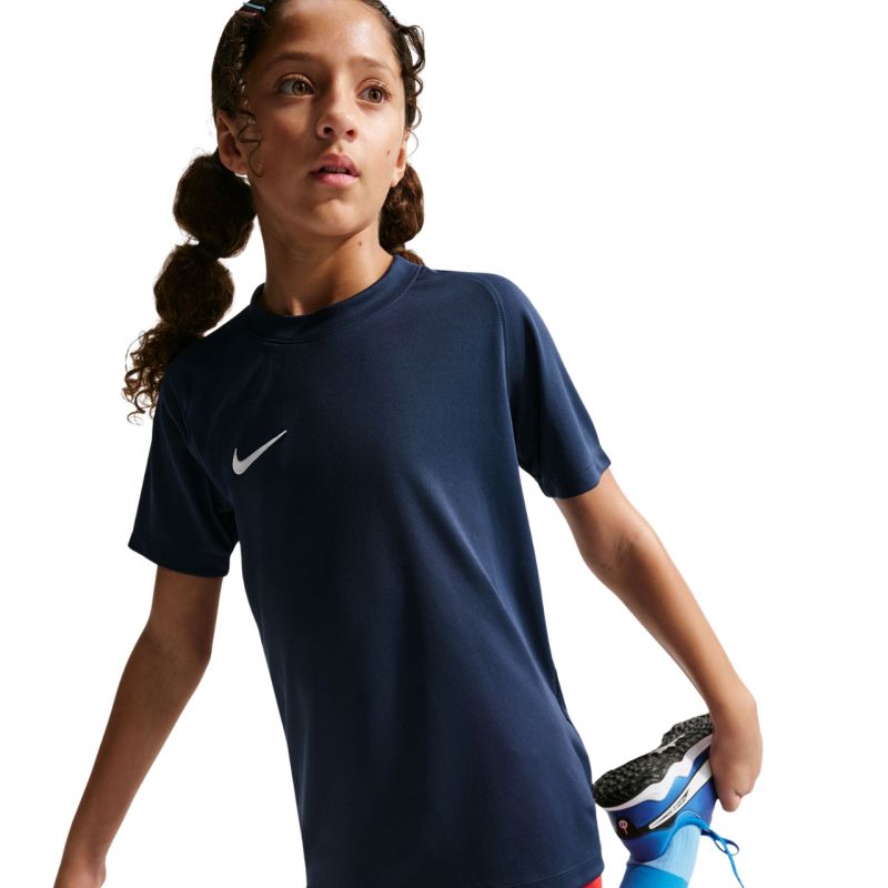 Nike Dri-Fit Park VIII Kids' T-Shirt Navy Blue HV8182 410 Clothing Your Sports Performance