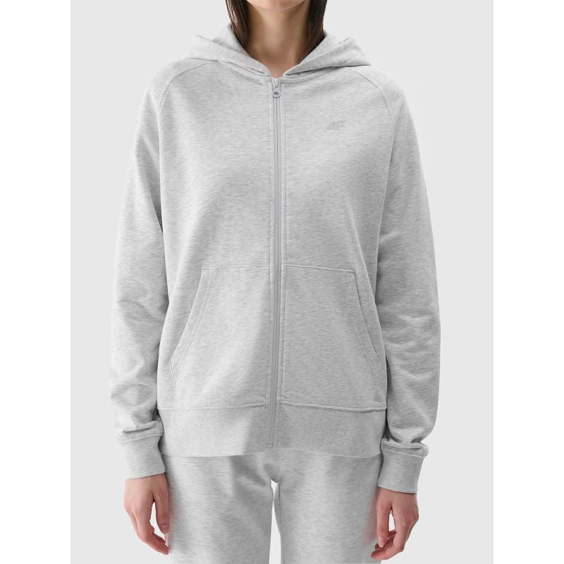 Women's zip-up hooded sweatshirt 4F 4FWMM00TSWSF1763-27M *Kategoria tymczasowa Your Sports Performance