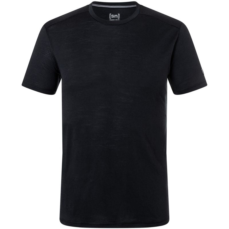 SUPER.NATURAL M ESSENTIAL SS Men's Short-Sleeve T-Shirt, Black