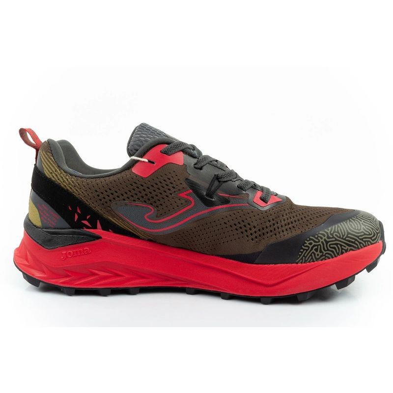 Joma Men's Tundra Trail Running Shoes, Off-Road, Cushioned, Khaki Red Joma