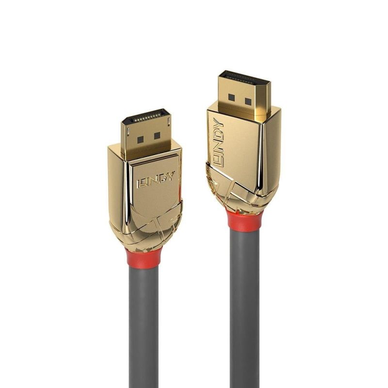 Lindy 5m DisplayPort 1.2 Cable, Gold Line Kable i adaptery/Kable DisplayPort Your Sports Performance