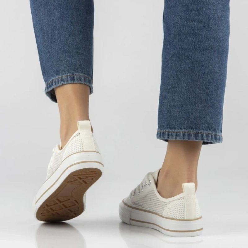 Filippo DTN7856 women's white mesh sneakers Filippo