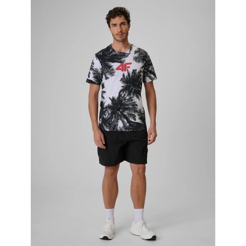 Men's regular printed T-shirt 4F 4FRSS26TTSHM4302-20A