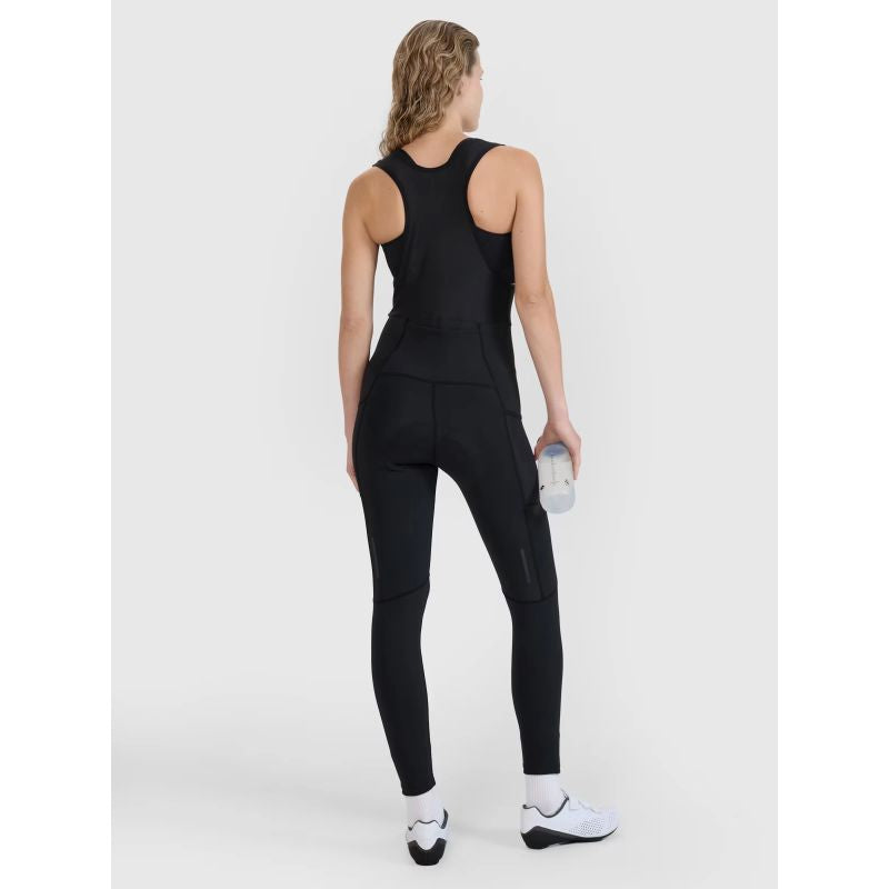 Women's cycling leggings with gel-foam padding and suspenders 4F 4FWSS25TFTIF331-20S *Kategoria tymczasowa Your Sports Performance