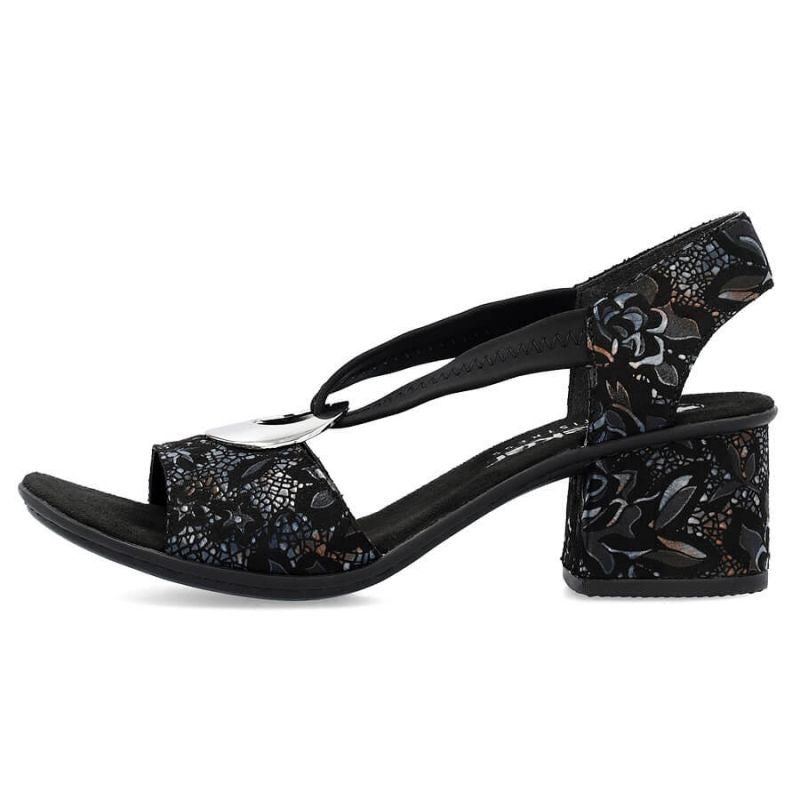 Comfortable Rieker W RKR679 black sandals Footwear/Lifestyle/Rieker Your Sports Performance